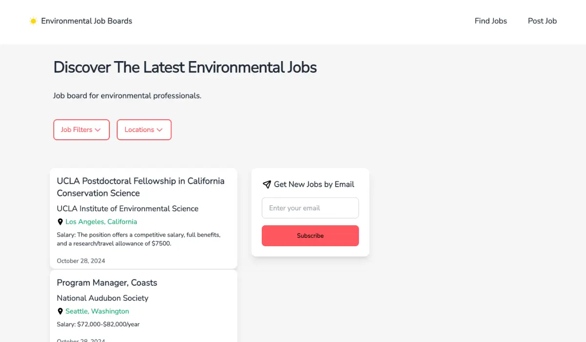 Environmental Job Boards Image